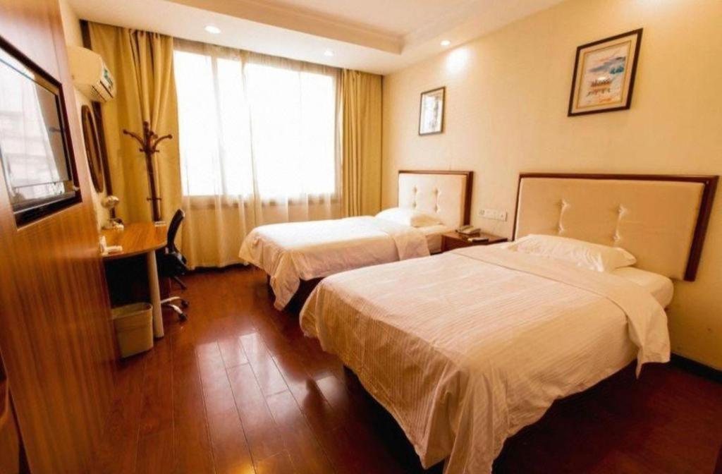 Greentree Inn Suzhou Guanqian Yangyuxiang Metro Station Business Hotel Exteriör bild