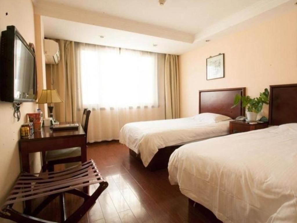 Greentree Inn Suzhou Guanqian Yangyuxiang Metro Station Business Hotel Exteriör bild