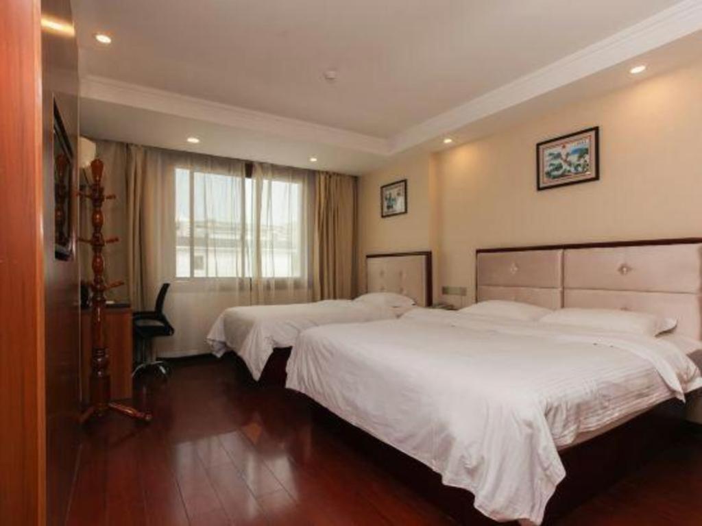 Greentree Inn Suzhou Guanqian Yangyuxiang Metro Station Business Hotel Exteriör bild