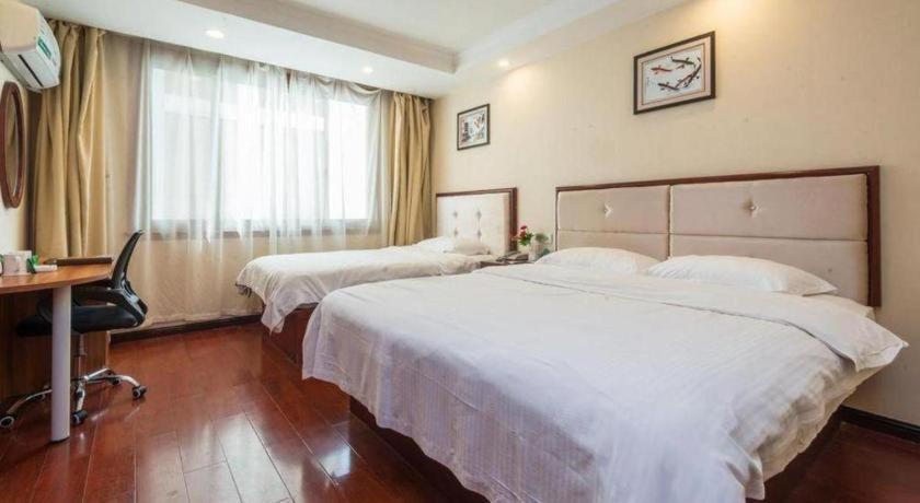 Greentree Inn Suzhou Guanqian Yangyuxiang Metro Station Business Hotel Exteriör bild